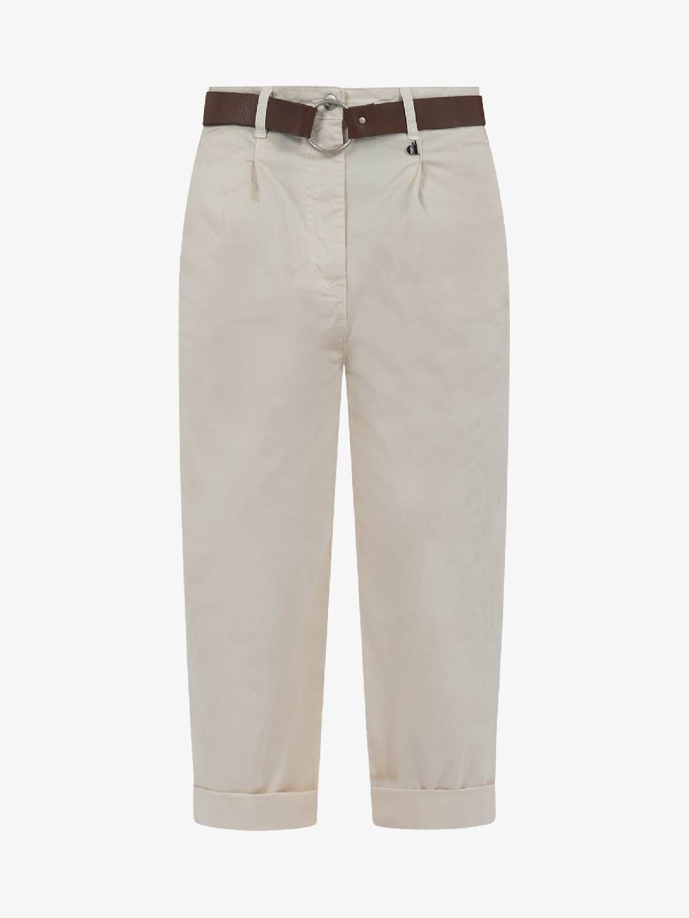 DIXIE Pantalone A Gamba Larga P773J185 Donna Cotone Panna