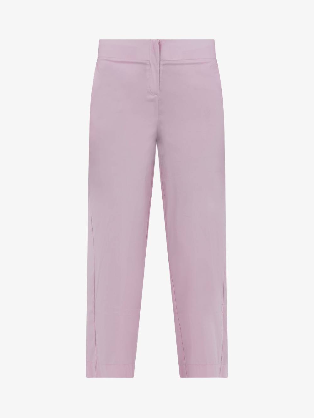 JIJIL Pantalone A Vita Alta PA279 Donna Cotone Rosa