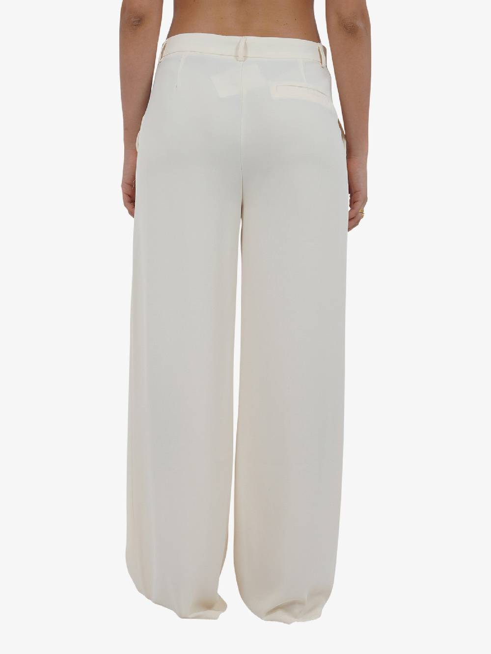 GLAMOROUS Pantalone A Vita Bassa GS0482 Donna Beige