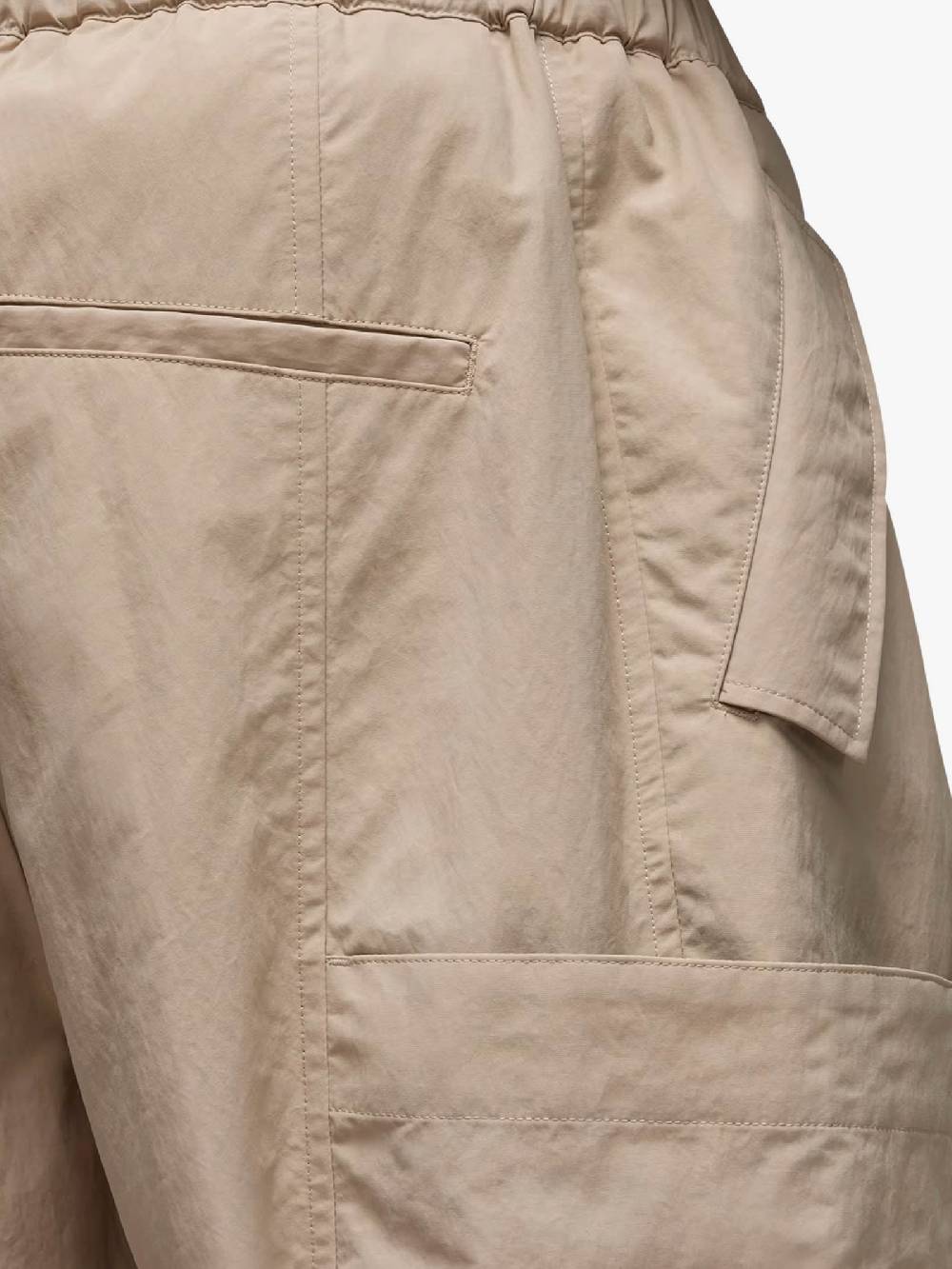 Y-3 Pantalone Affusolato Con Risvolto In Nylon IV8024 Uomo Beige