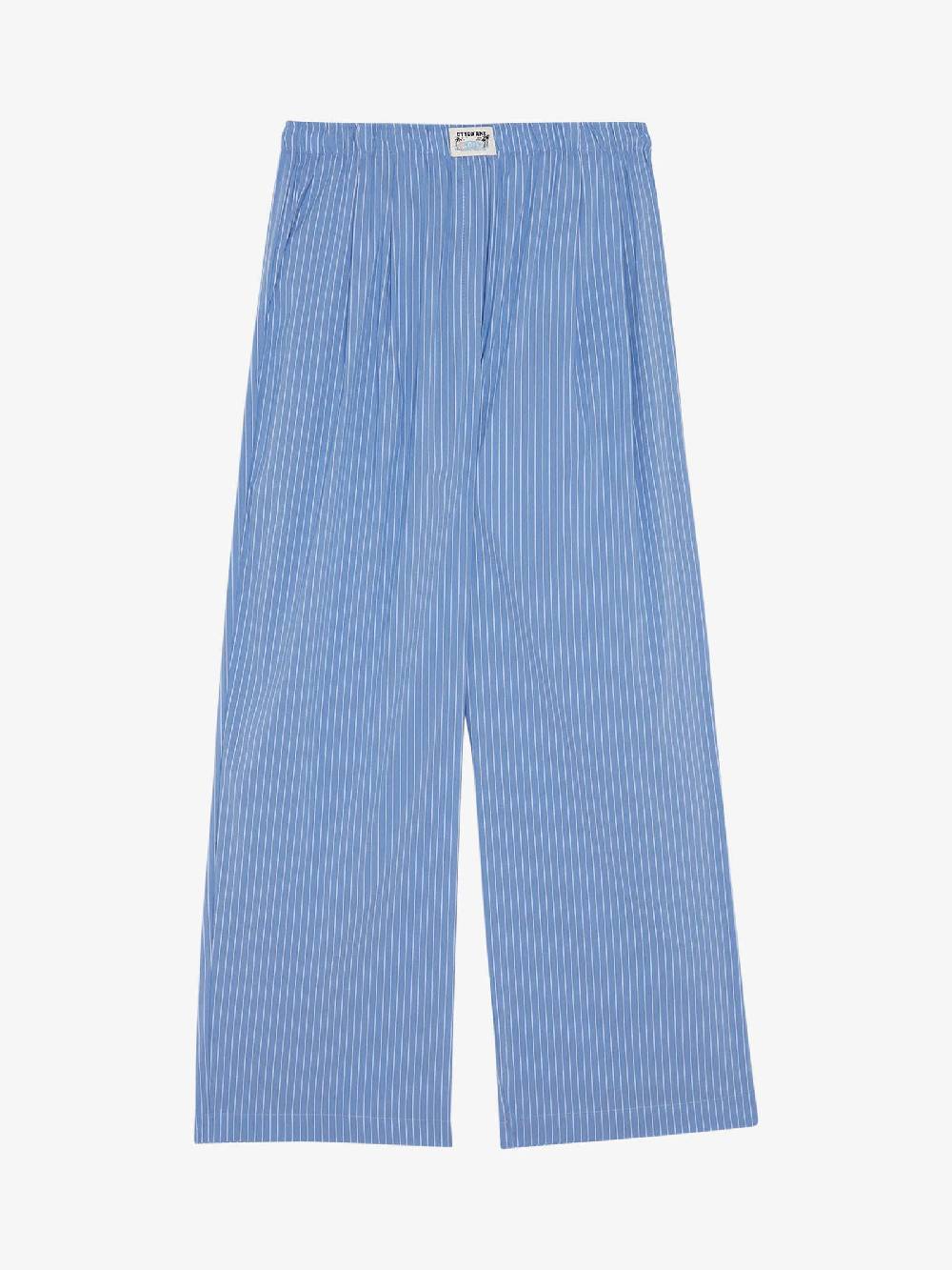 OTTOD'AME Pantalone AIL_DP9531 Donna Cotone Azzurro
