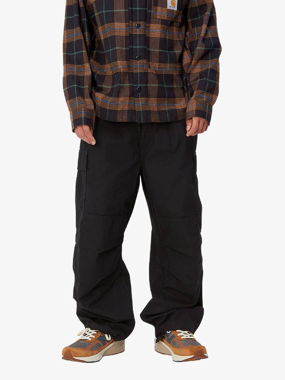 CARHARTT WIP Pantalone Cargo Jet I032967_89_02 Uomo In Cotone Nero