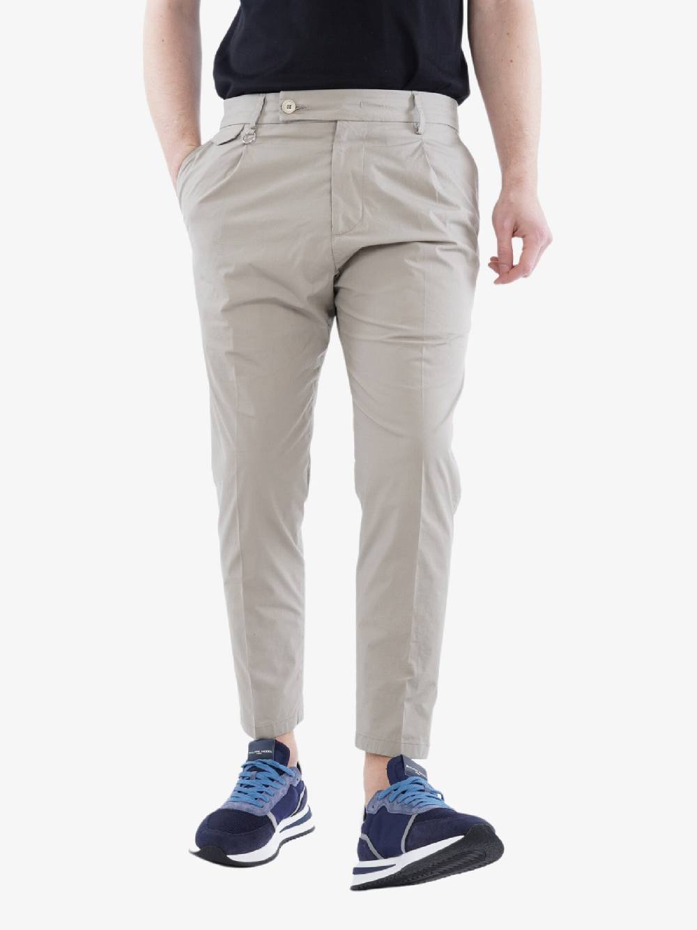 GOLDEN CRAFT Pantalone Charles In Cotone Uomo Beige