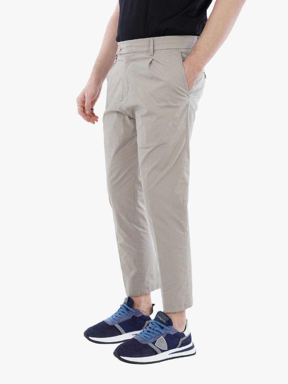 GOLDEN CRAFT Pantalone Charles In Cotone Uomo Beige