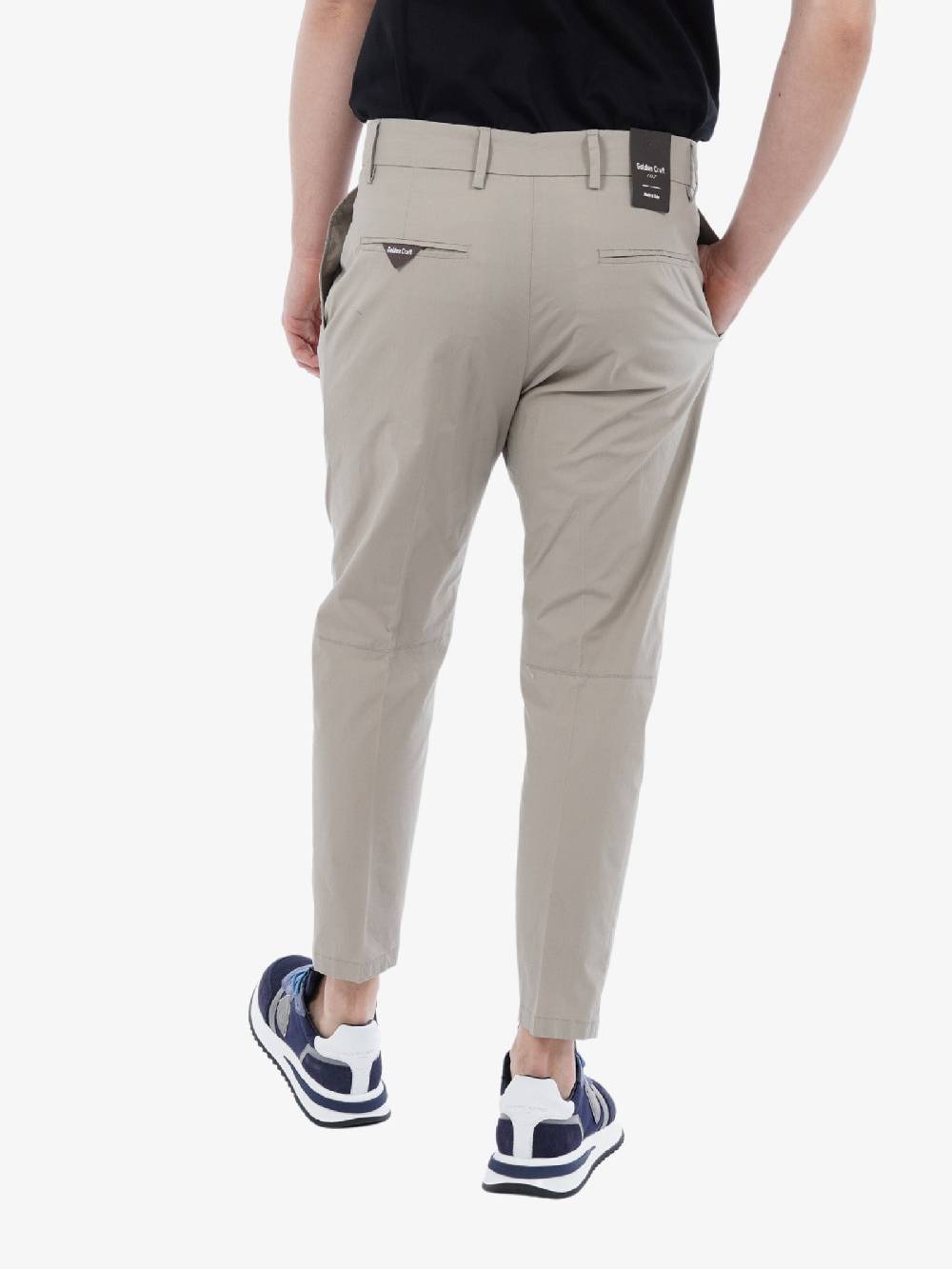 GOLDEN CRAFT Pantalone Charles In Cotone Uomo Beige