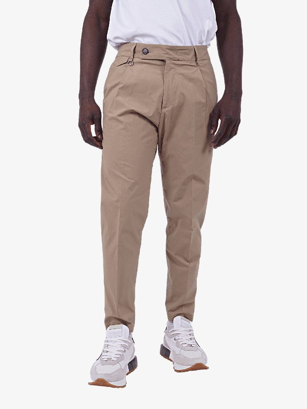 GOLDEN CRAFT Pantalone Charles In Cotone Uomo Beige