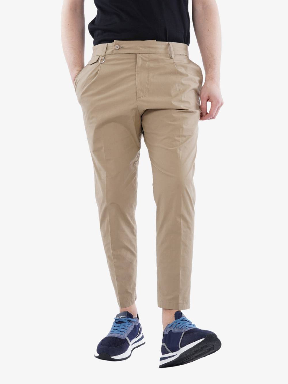 GOLDEN CRAFT Pantalone Charles In Cotone Uomo Beige
