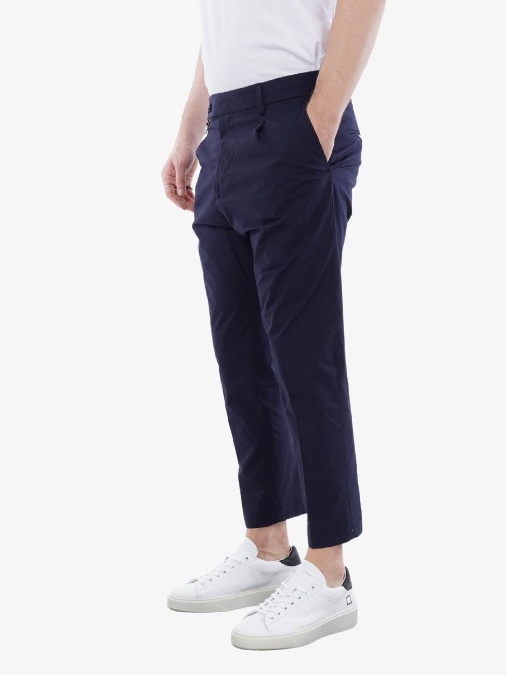 GOLDEN CRAFT Pantalone Charles In Cotone Uomo Blu Scuro