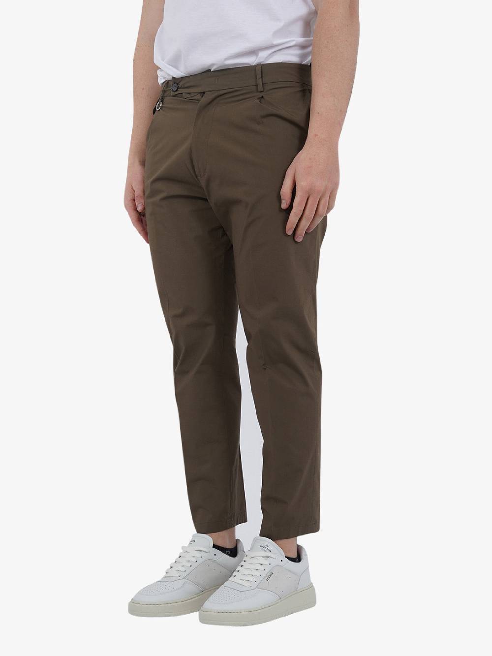 GOLDEN CRAFT Pantalone CHARLES LIGHT GC1PSS246656 Uomo Cotone Verde