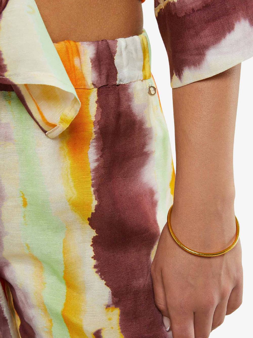 OTTOD'AME Pantalone CIB_DP9552 Donna Viscosa Multicolor