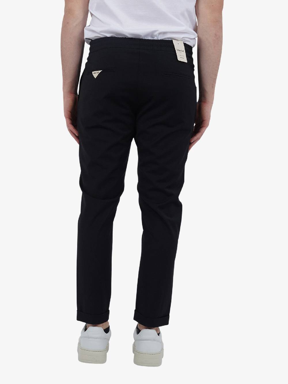 GOLDEN CRAFT Pantalone CLANCIE LIGHT GC1PSS246686 Uomo Lana Nero