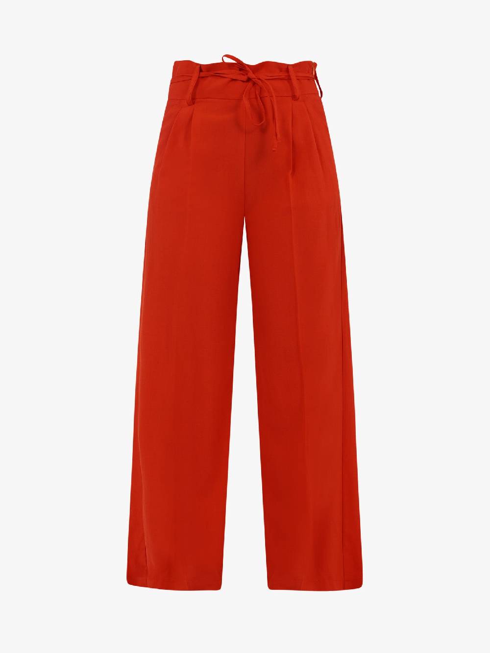 VICOLO Pantalone Con Coulisse E Laccio TB1550 Donna Viscosa Rosso