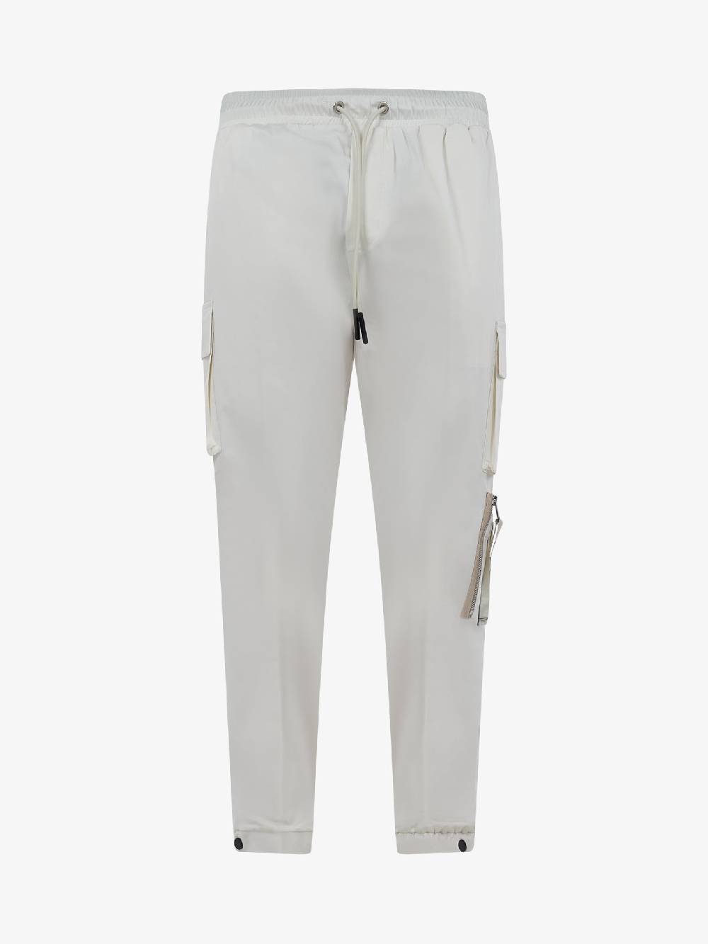 PRET A PORTER Pantalone Con Coulisse M9P4331 Uomo Cotone Bianco