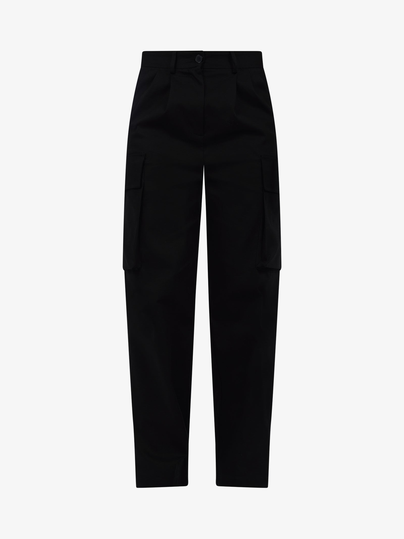 VICOLO Pantalone Con Tasconi TB0046 Donna Cotone Nero