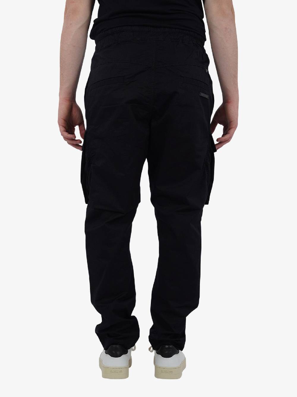 STATE OF ORDER Pantalone Courirer SO1PSS240005 Uomo Cotone Nero