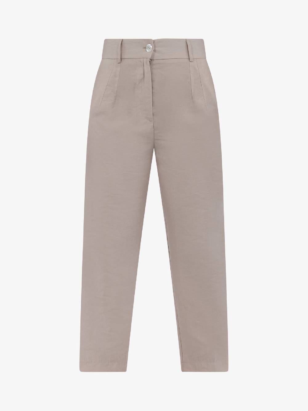 HAVE ONE Pantalone Cropped Con Elastico PPA-L294 Donna Beige