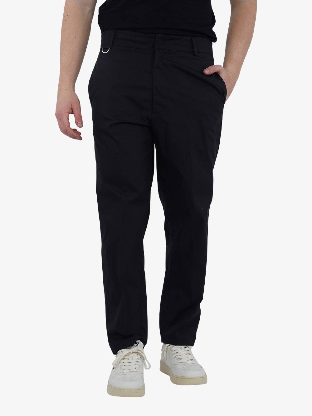 LOW BRAND Pantalone George Fly L1PSS246734 uomo cotone nero