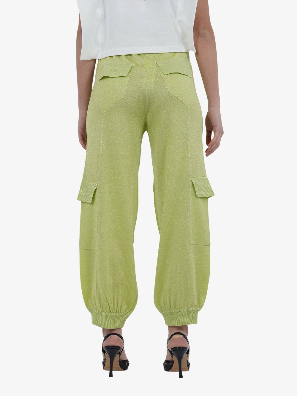 CIRCUS HOTEL Pantalone H4SA13R30-0 Donna Viscosa Verde