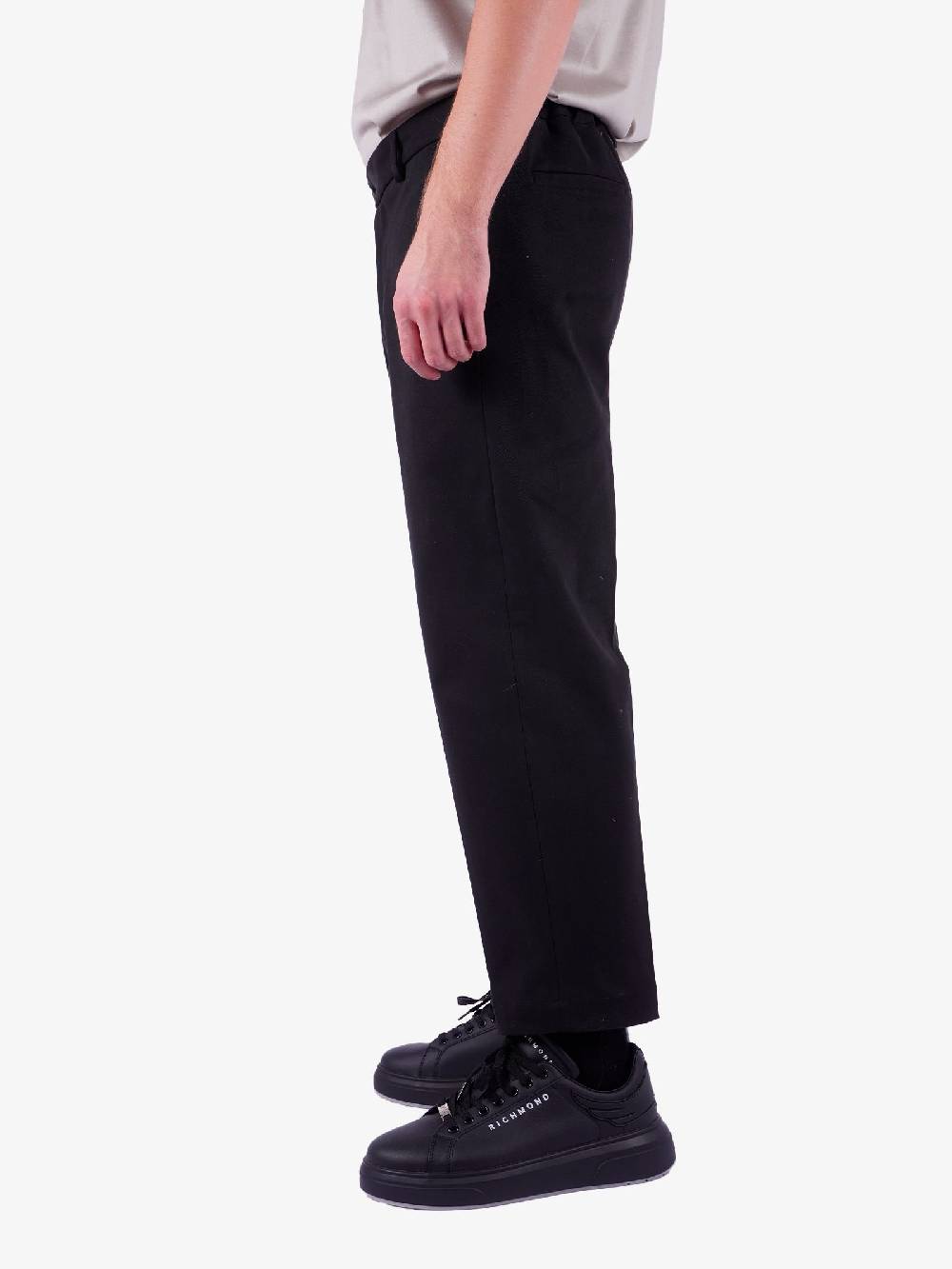 ALESSANDRO DELL'ACQUA Pantalone In Cotone Uomo Nero