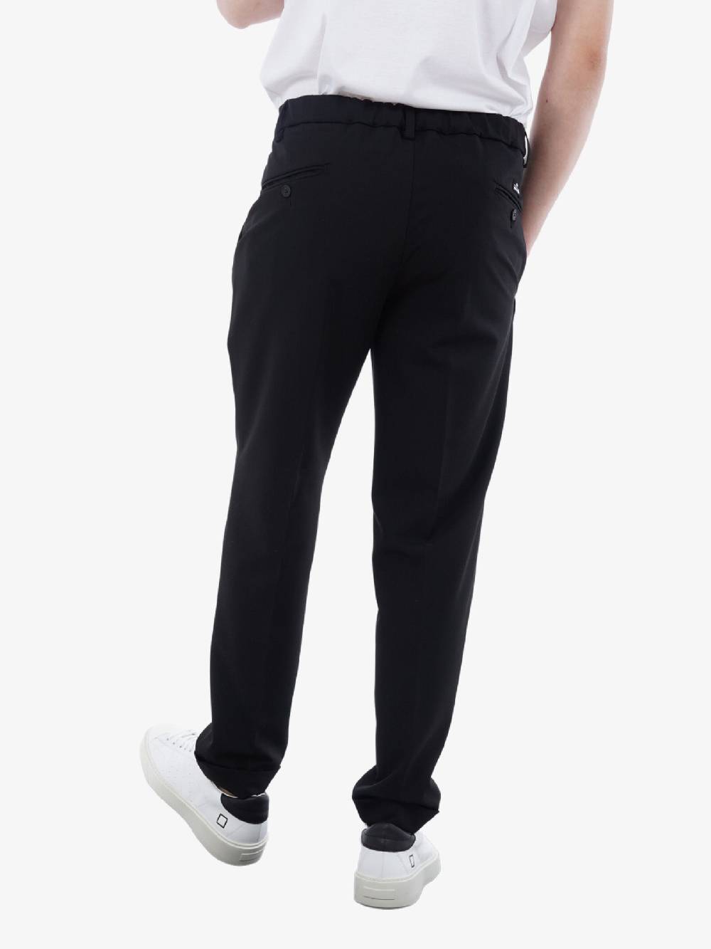 ALESSANDRO DELL'ACQUA Pantalone In Tessuto Tecnico Uomo Nero