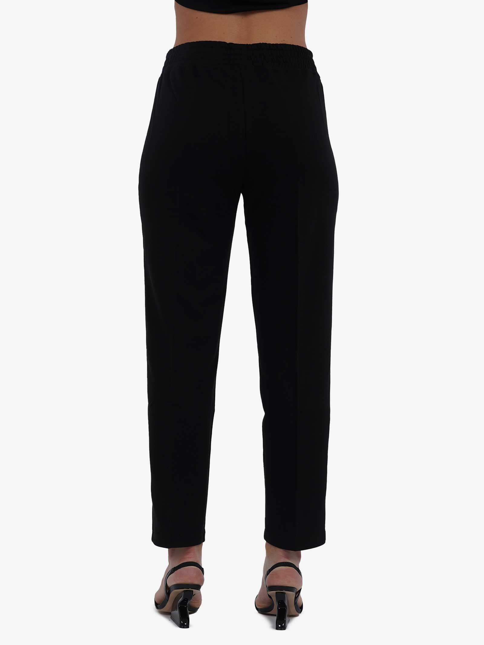 JIJIL Pantalone In Twill Di Cotone PA075 Donna Nero
