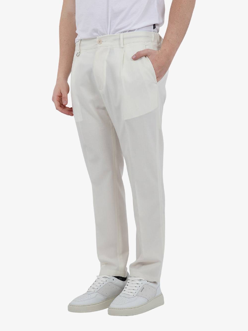 GOLDEN CRAFT Pantalone MAX LIGHT GC1PSS246665 Uomo Lana Beige