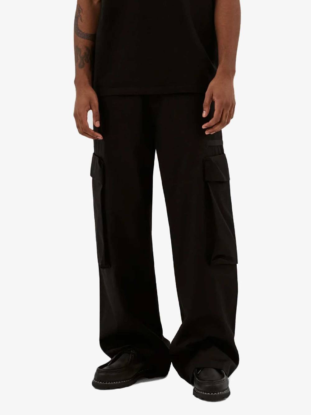 ARTE ANTWERP Pantalone Park Pocket SS24-059P Uomo Cotone Nero