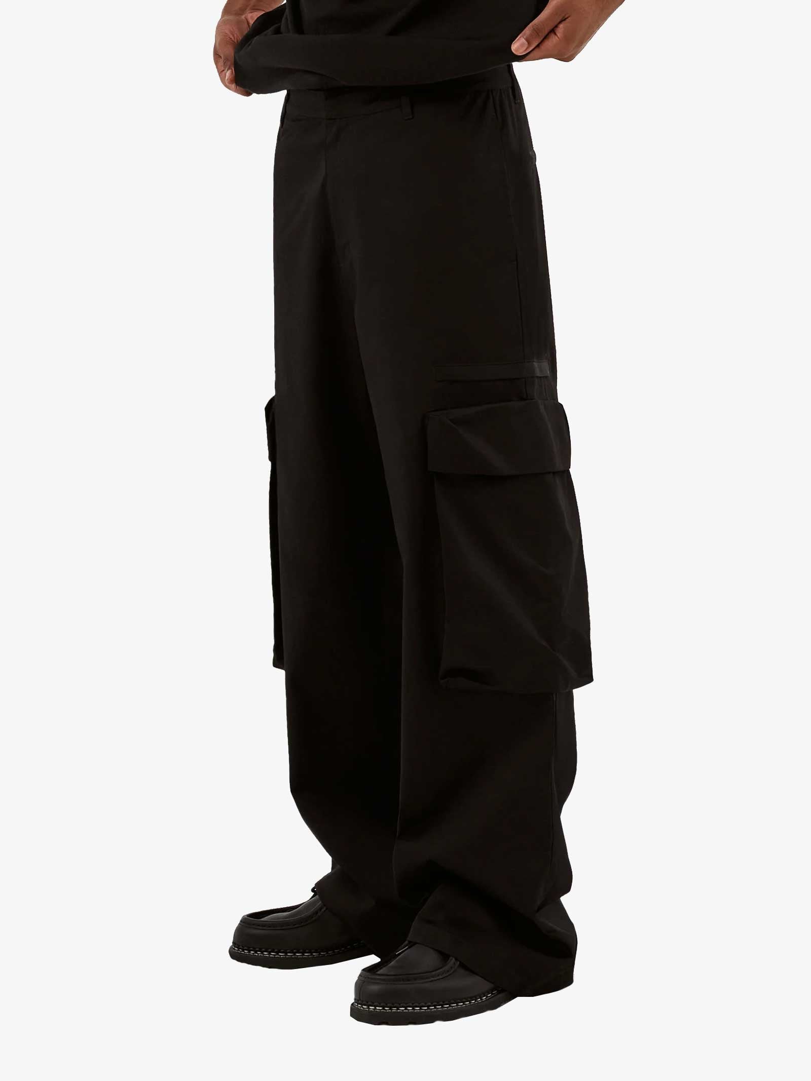 ARTE ANTWERP Pantalone Park Pocket SS24-059P Uomo Cotone Nero