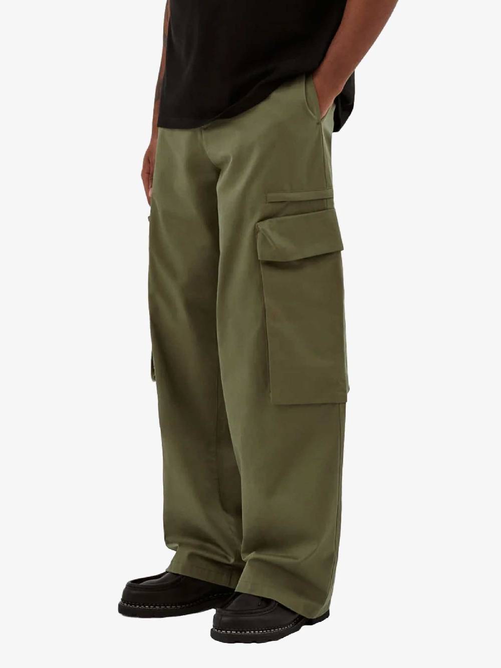 ARTE ANTWERP Pantalone Park Pocket SS24-059P Uomo Cotone Verde