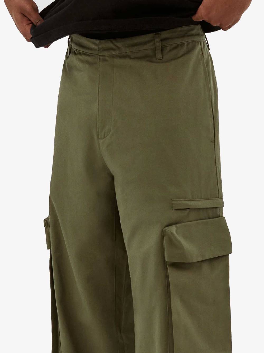 ARTE ANTWERP Pantalone Park Pocket SS24-059P Uomo Cotone Verde