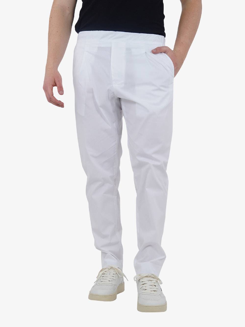LOW BRAND Pantalone Patrick Fly L1PSS246747 Uomo Cotone Bianco