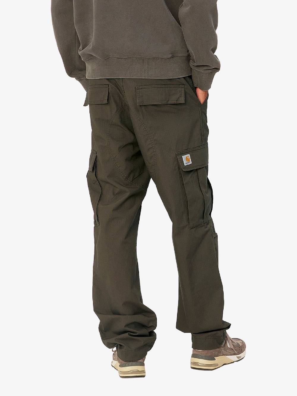 CARHARTT WIP Pantalone Regular Cargo I032467_63_02 Uomo In Cotone Verde