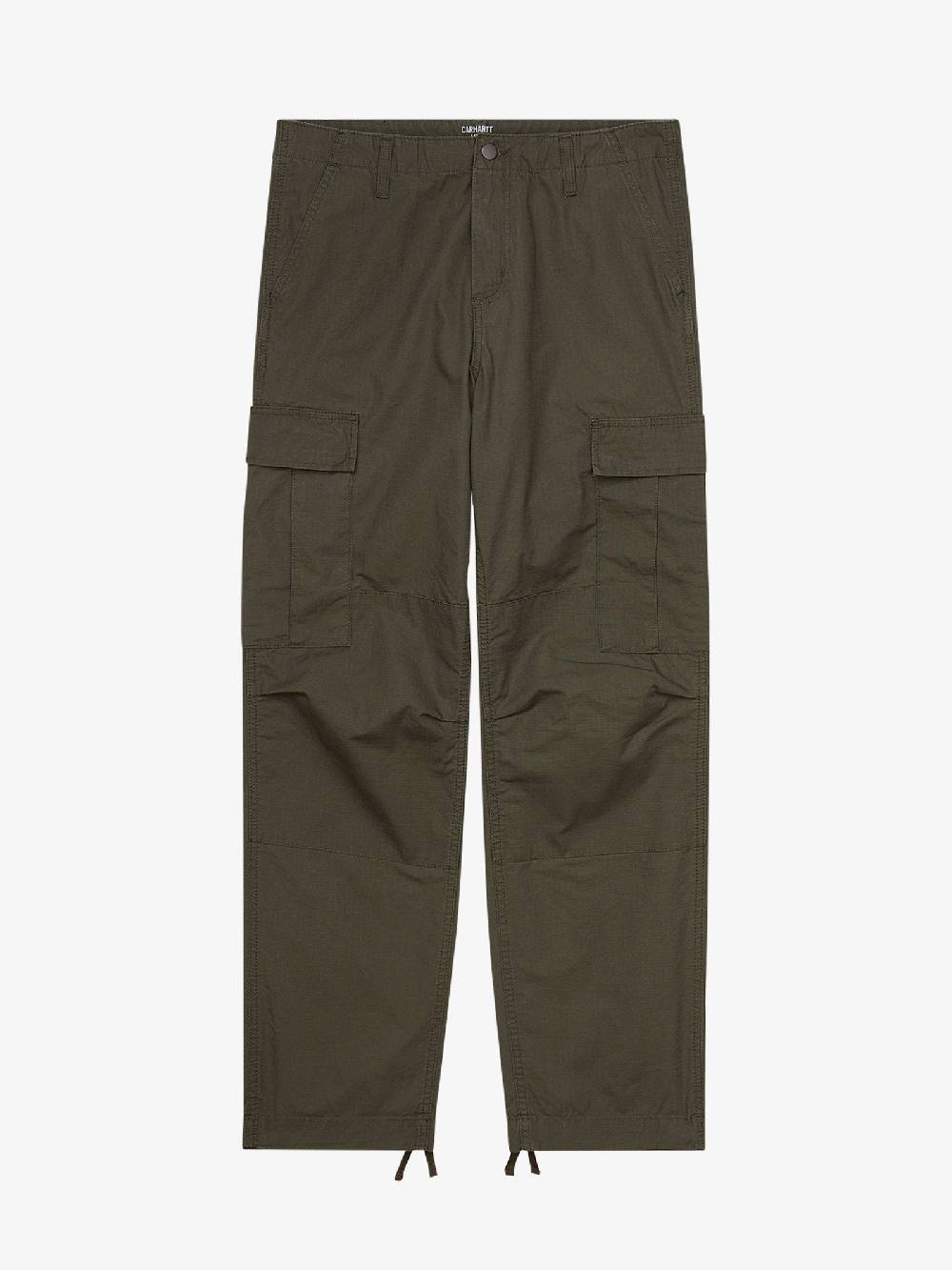 CARHARTT WIP Pantalone regular cargo I032467_63_02 uomo in cotone verde