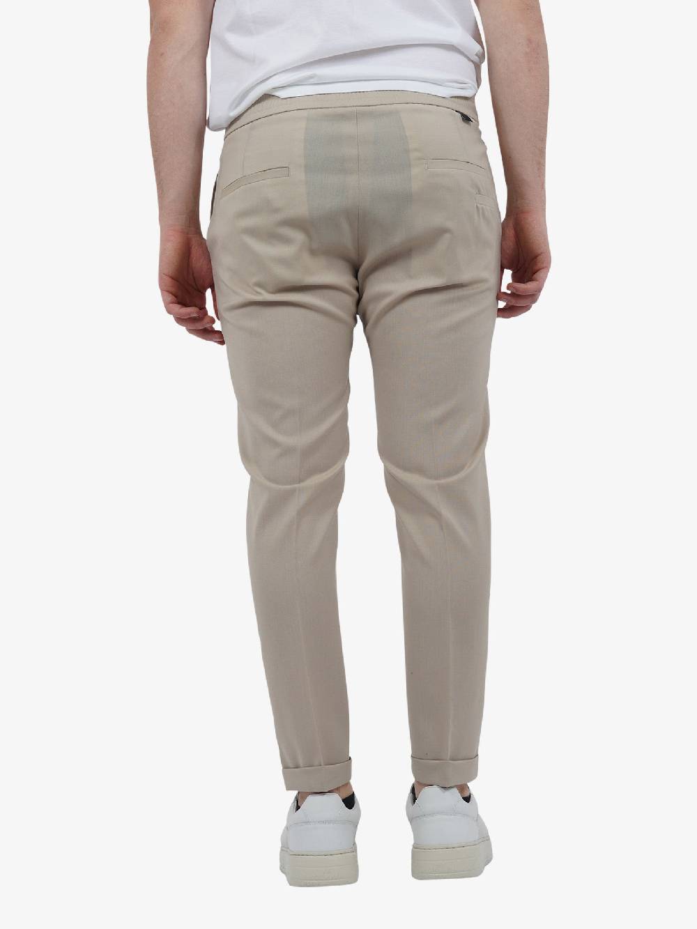 LOW BRAND Pantalone RIVIERA TROPICAL L1PSS246725 Uomo Lana Beige