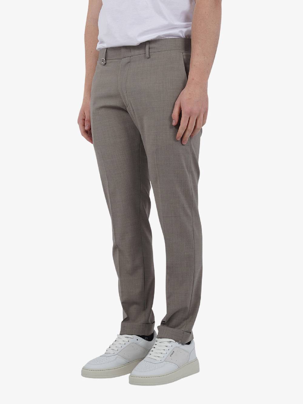 GOLDEN CRAFT Pantalone ROXY LIGHT GC1PSS246651 Uomo Lana Marrone