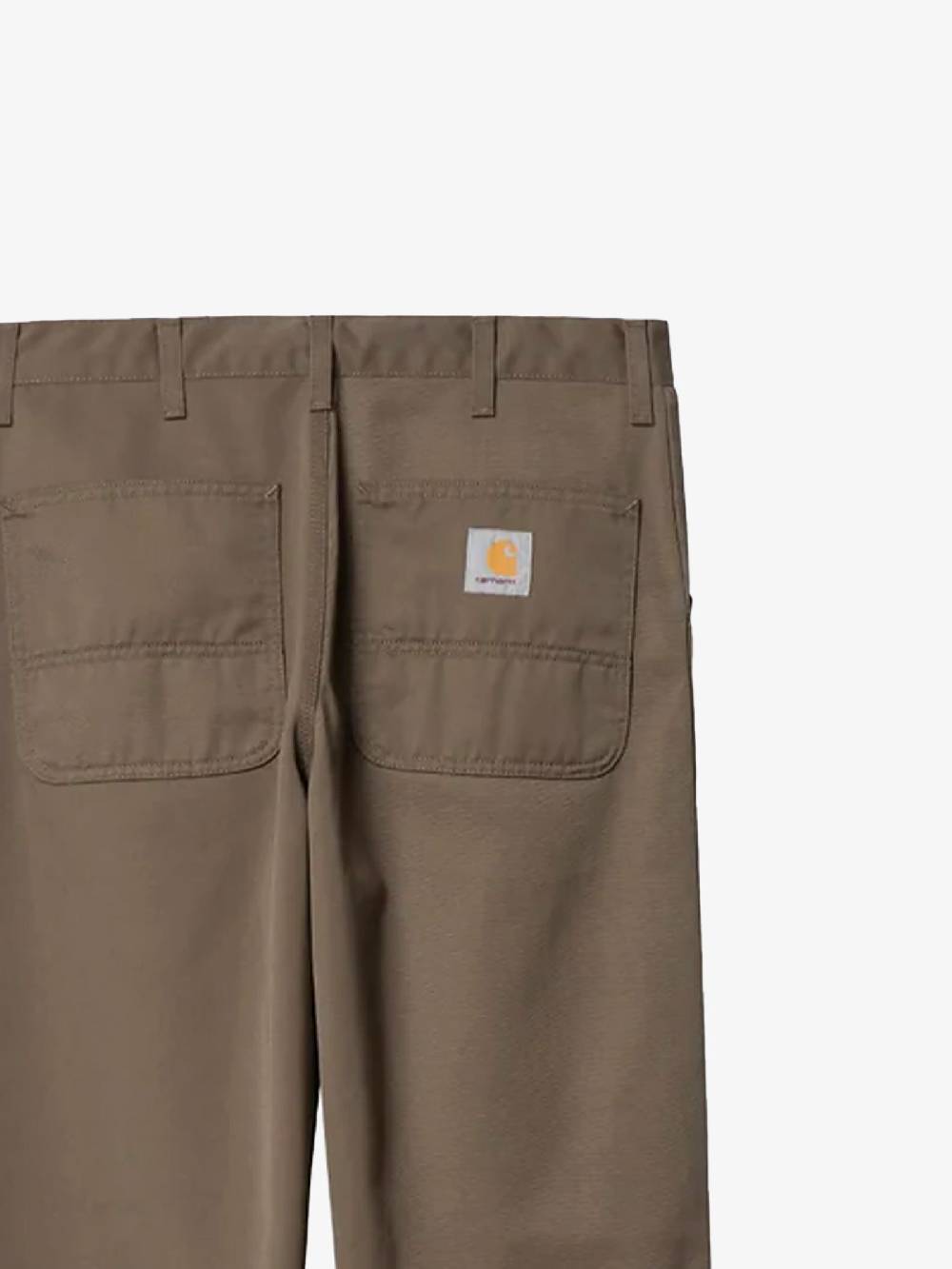 CARHARTT WIP Pantalone Simple I020075_1NI_02 Uomo In Twill Di Cotone Grigio