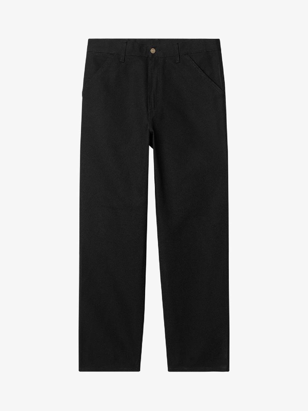 CARHARTT WIP Pantalone Single Knee I031497_89_01 uomo in cotone nero