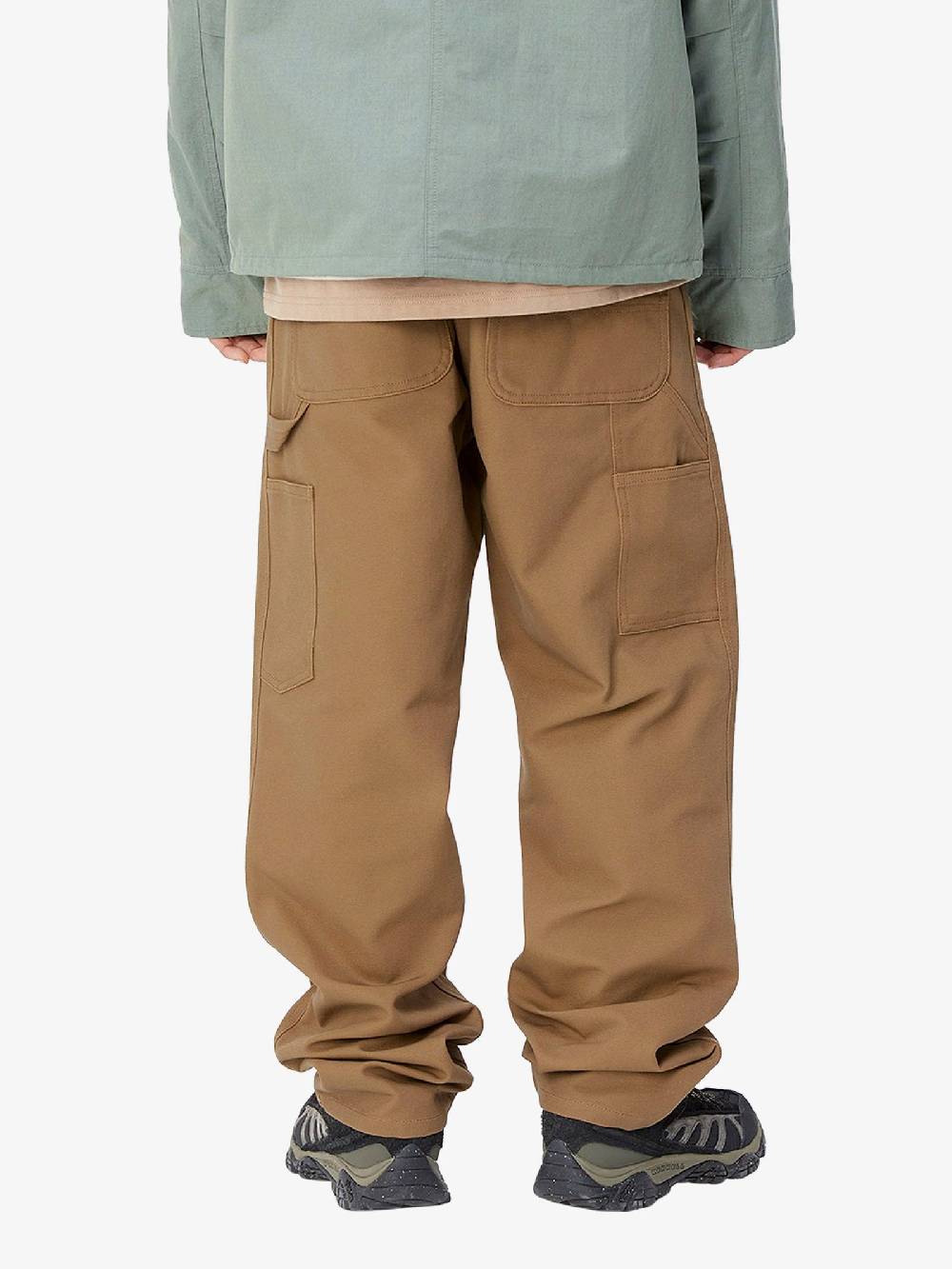 CARHARTT WIP Pantalone Single Knee I031497_HZ_01 Uomo In Cotone Marrone