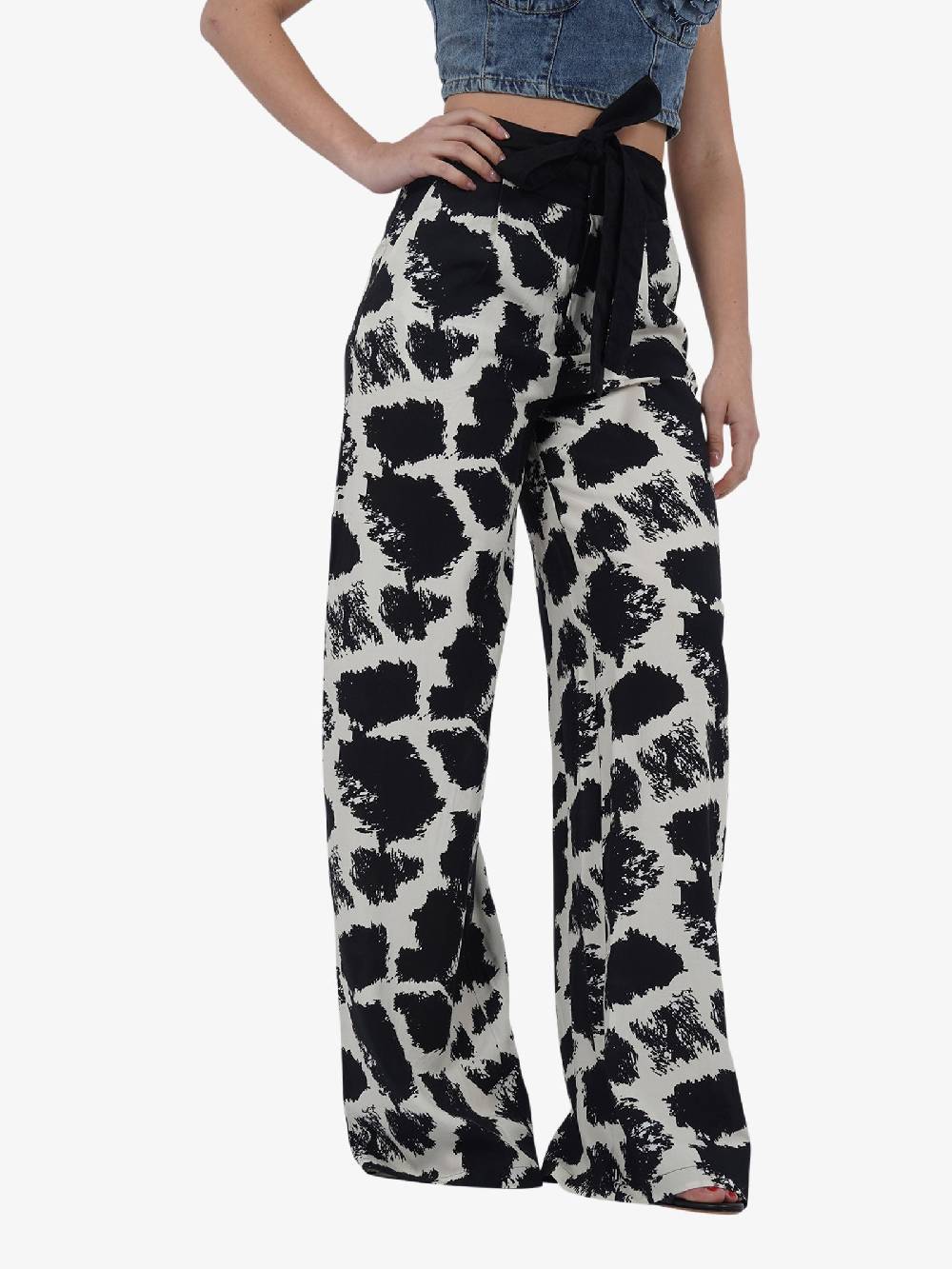 TRASH AND LUXURY Pantalone TL-05SS240427 Donna Viscosa Multicolor