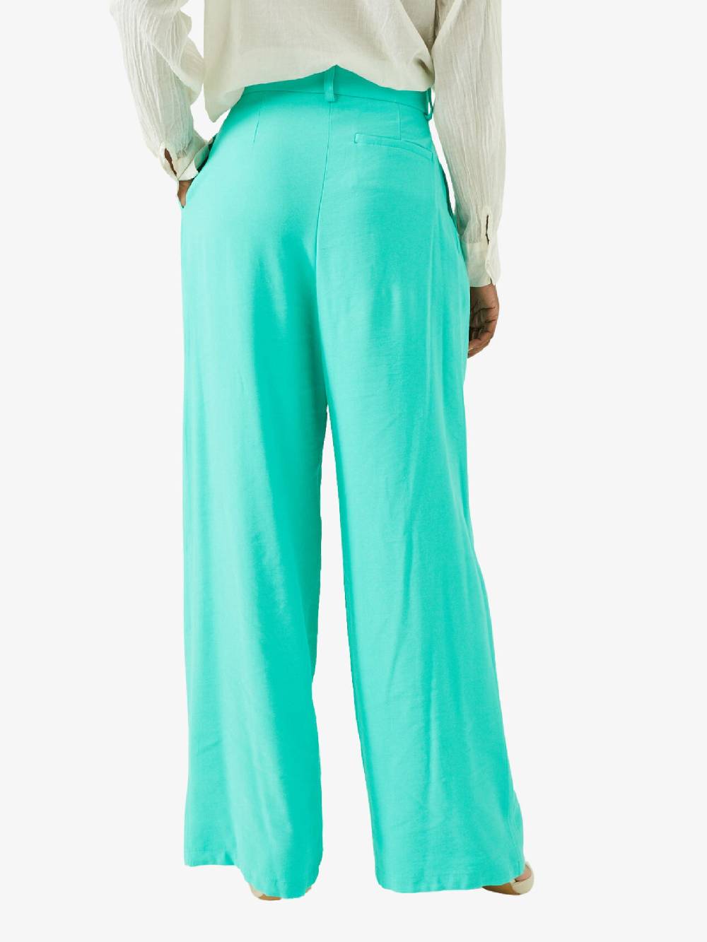 MERCI Pantalone Verde Menta Donna Con Taglio Elegante E Comodo