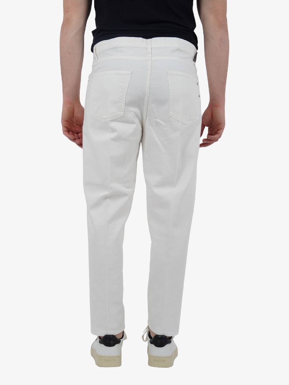 YES LONDON Pantalone XJ3137/BAGGY Uomo Cotone Panna