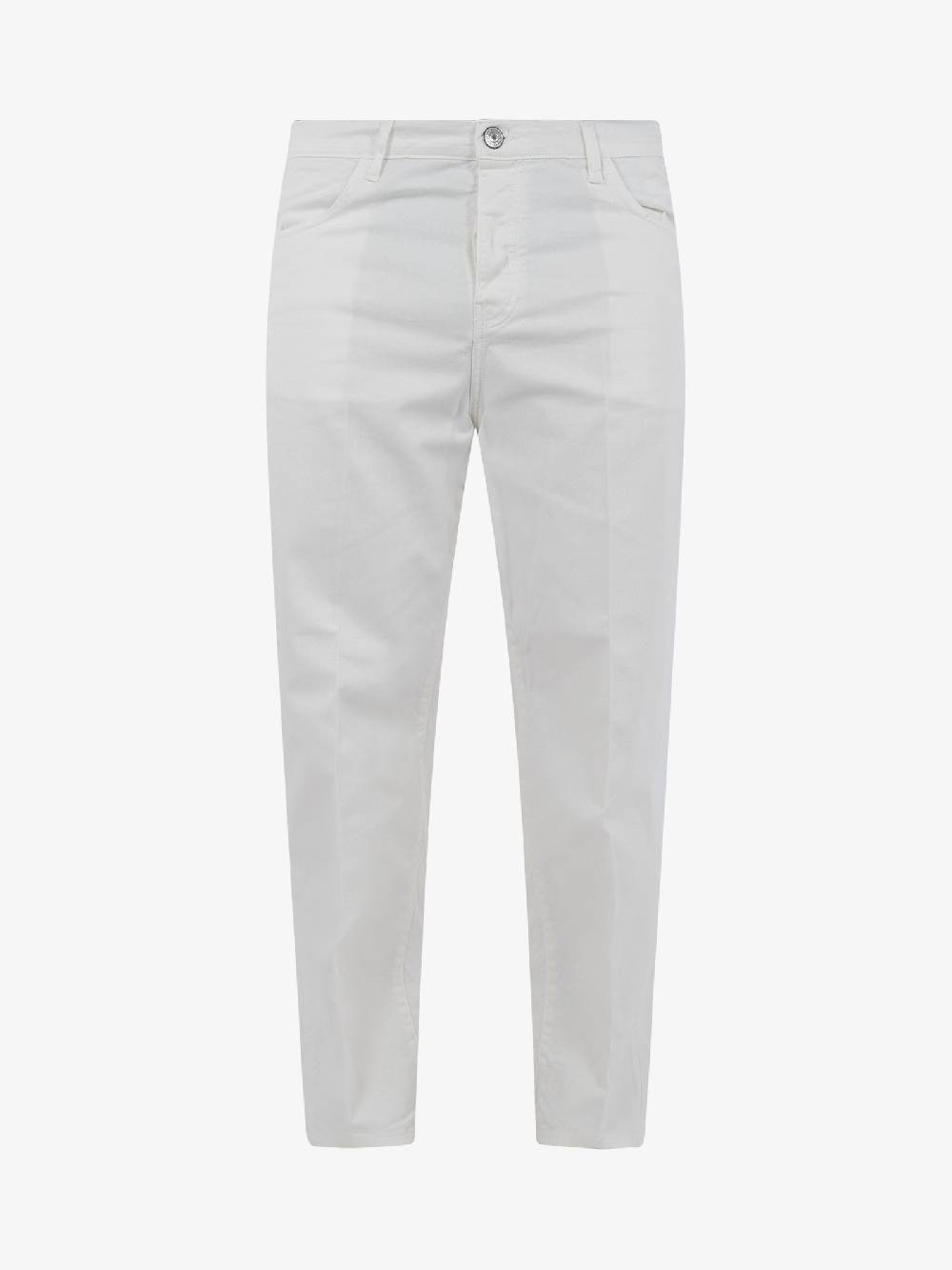 YES LONDON Pantalone XJ3137/BAGGY Uomo Cotone Panna