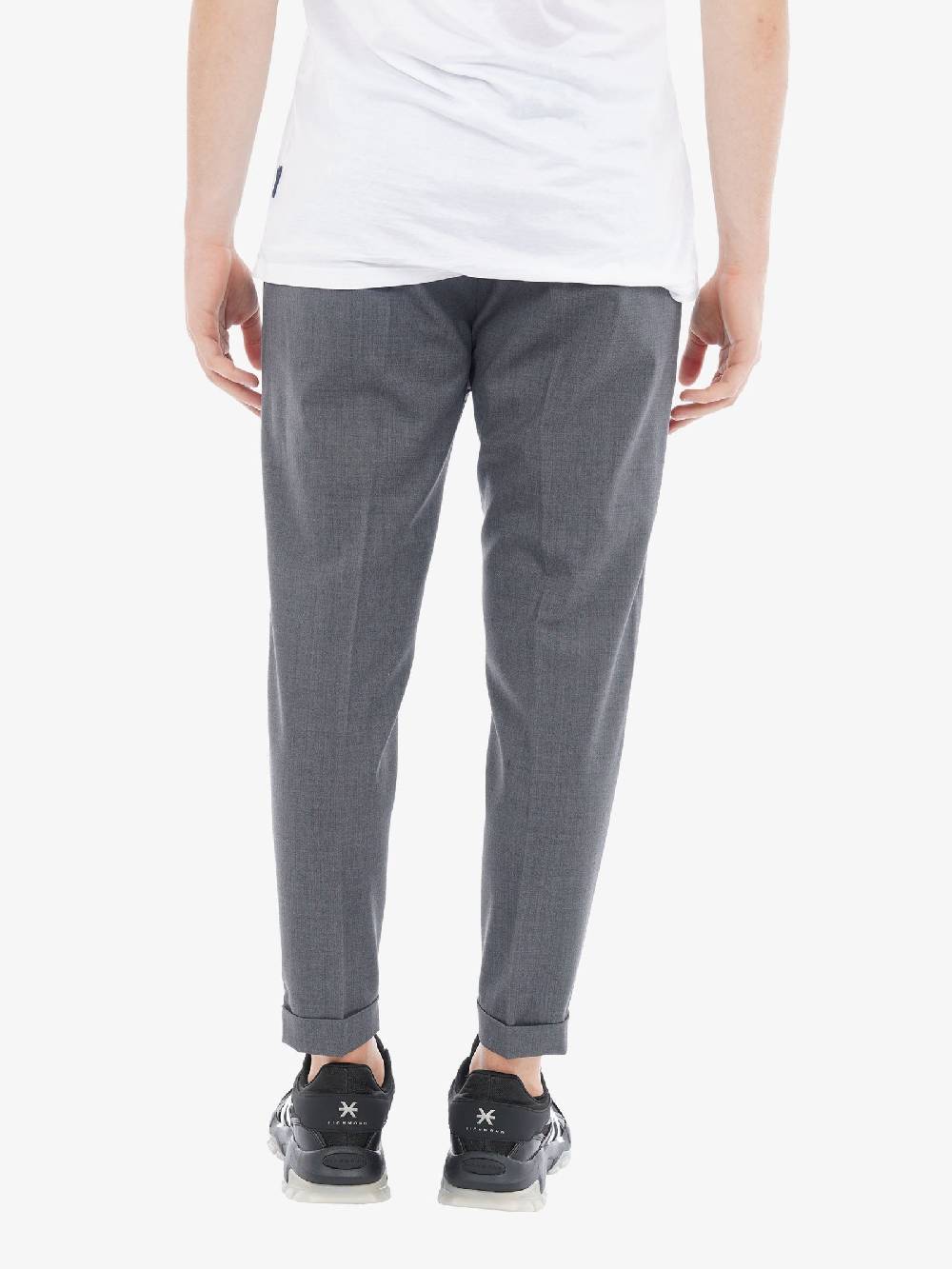 YES LONDON Pantalone XP3176 Uomo In Fresco Lana Grigio