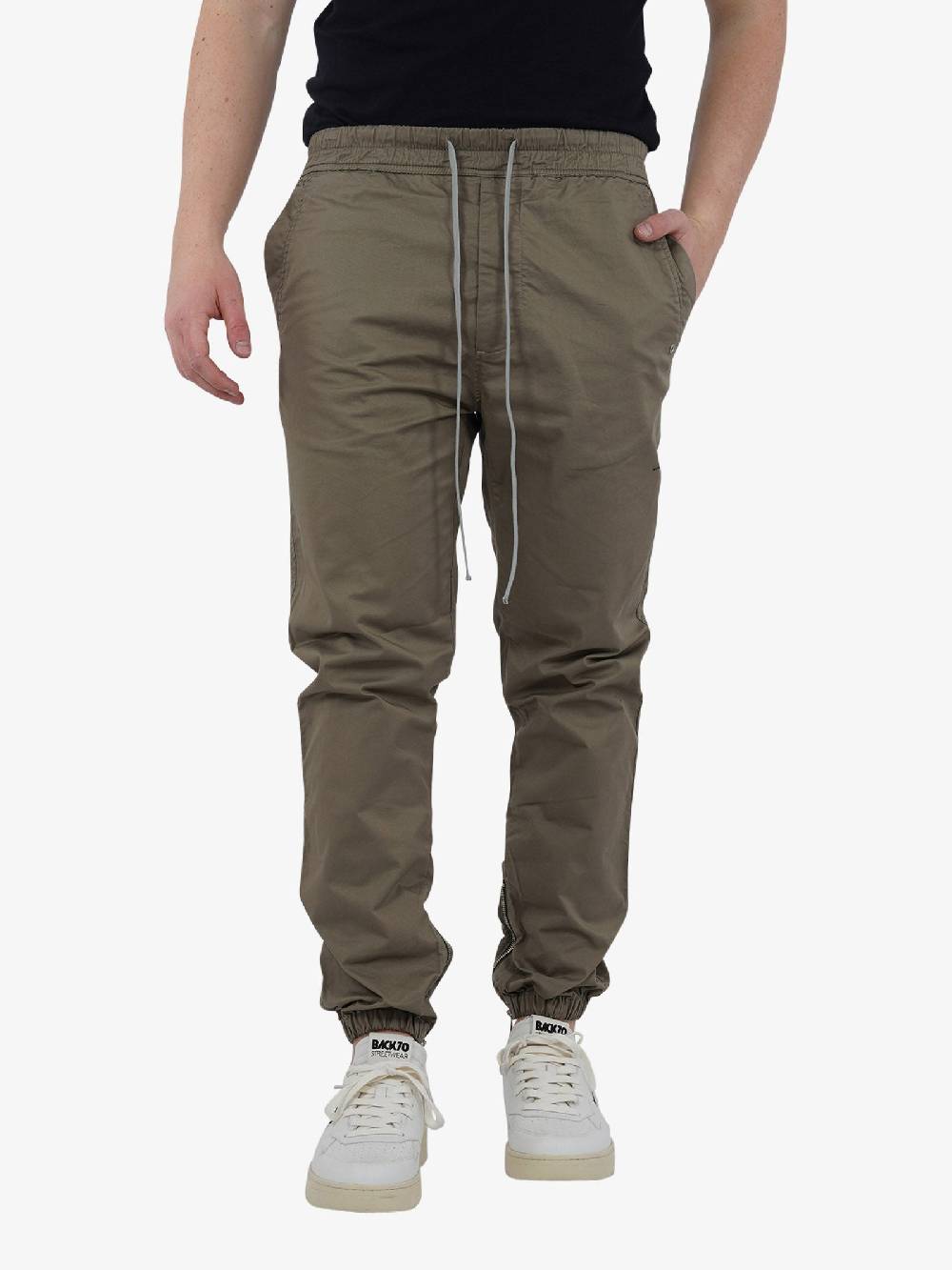 STATE OF ORDER Pantaloni Pop SO1PSS240002 uomo cotone grigio