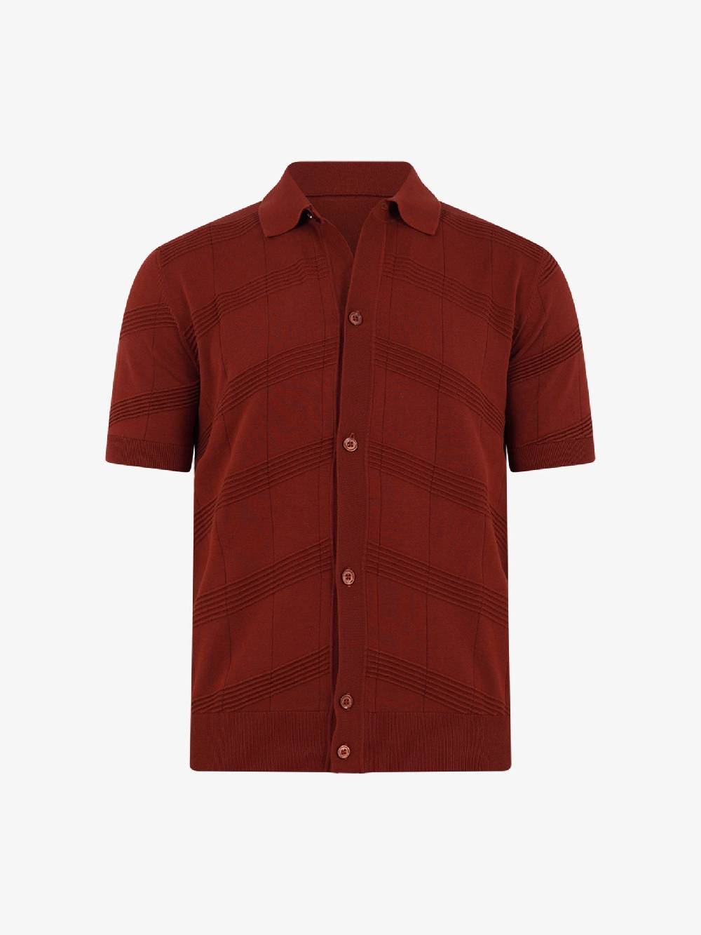 PAOLO PECORA Cardigan A036F300 Uomo Cotone Rosso