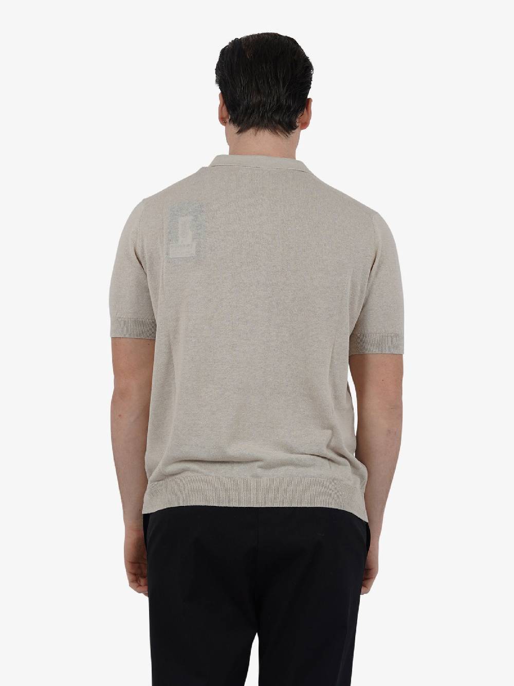 PAOLO PECORA Cardigan A049F400 Uomo Lino Beige