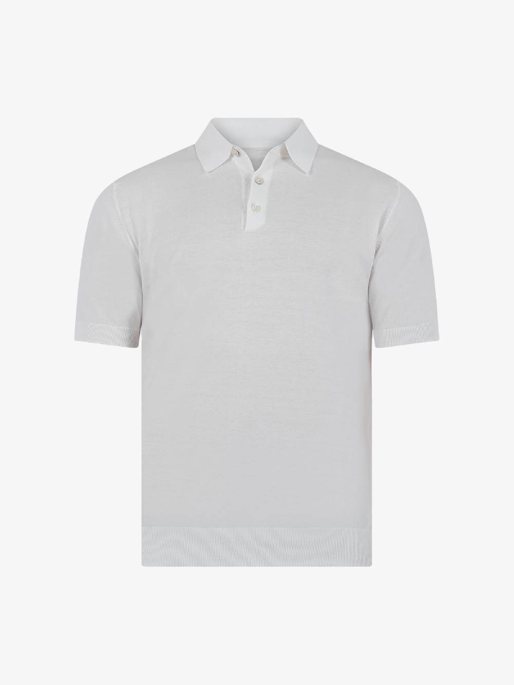 PAOLO PECORA Polo A007F100 Uomo Cotone Panna