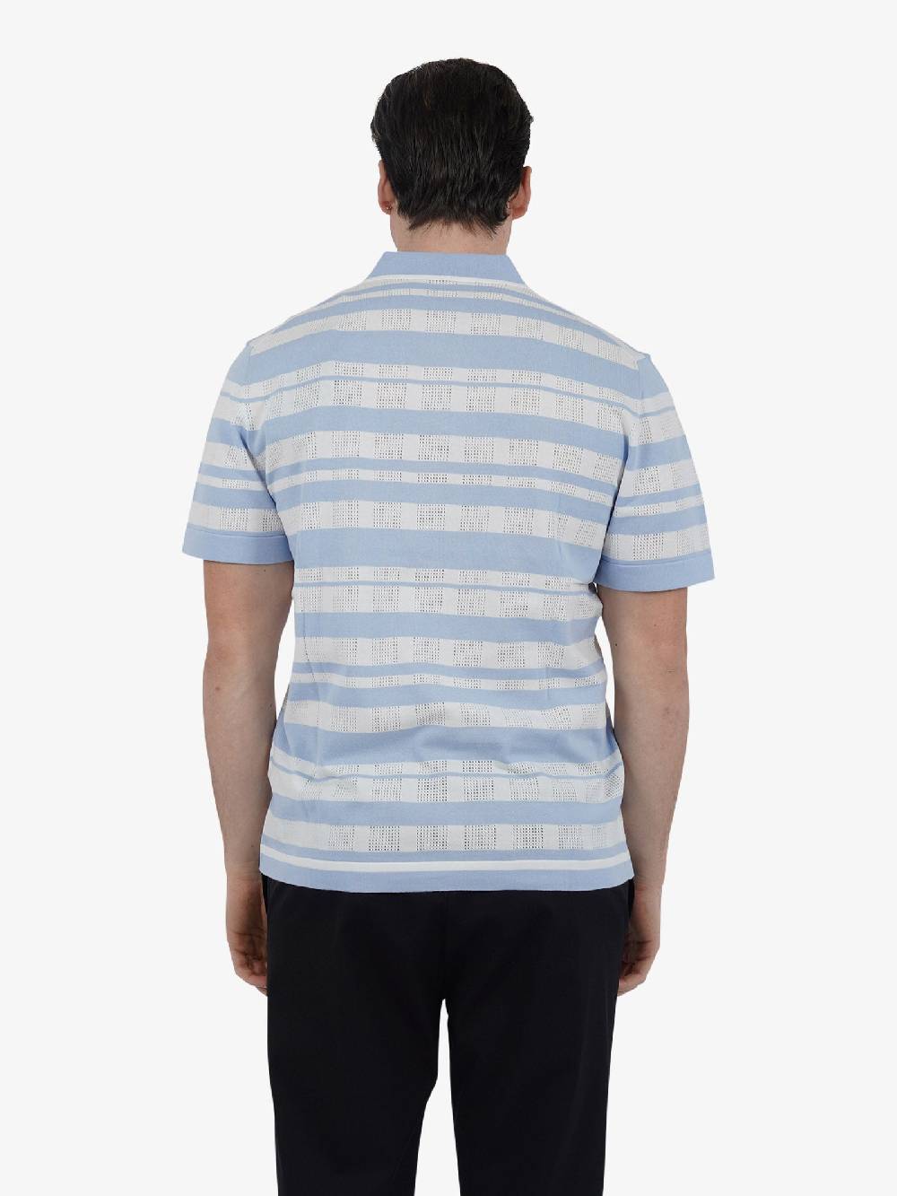 PAOLO PECORA Polo A042F300 Uomo Cotone Azzurro