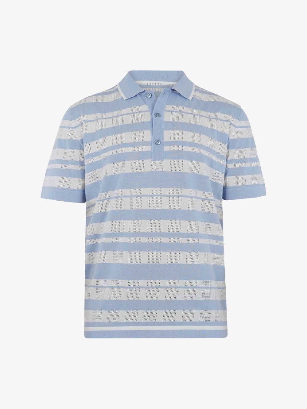 PAOLO PECORA Polo A042F300 Uomo Cotone Azzurro