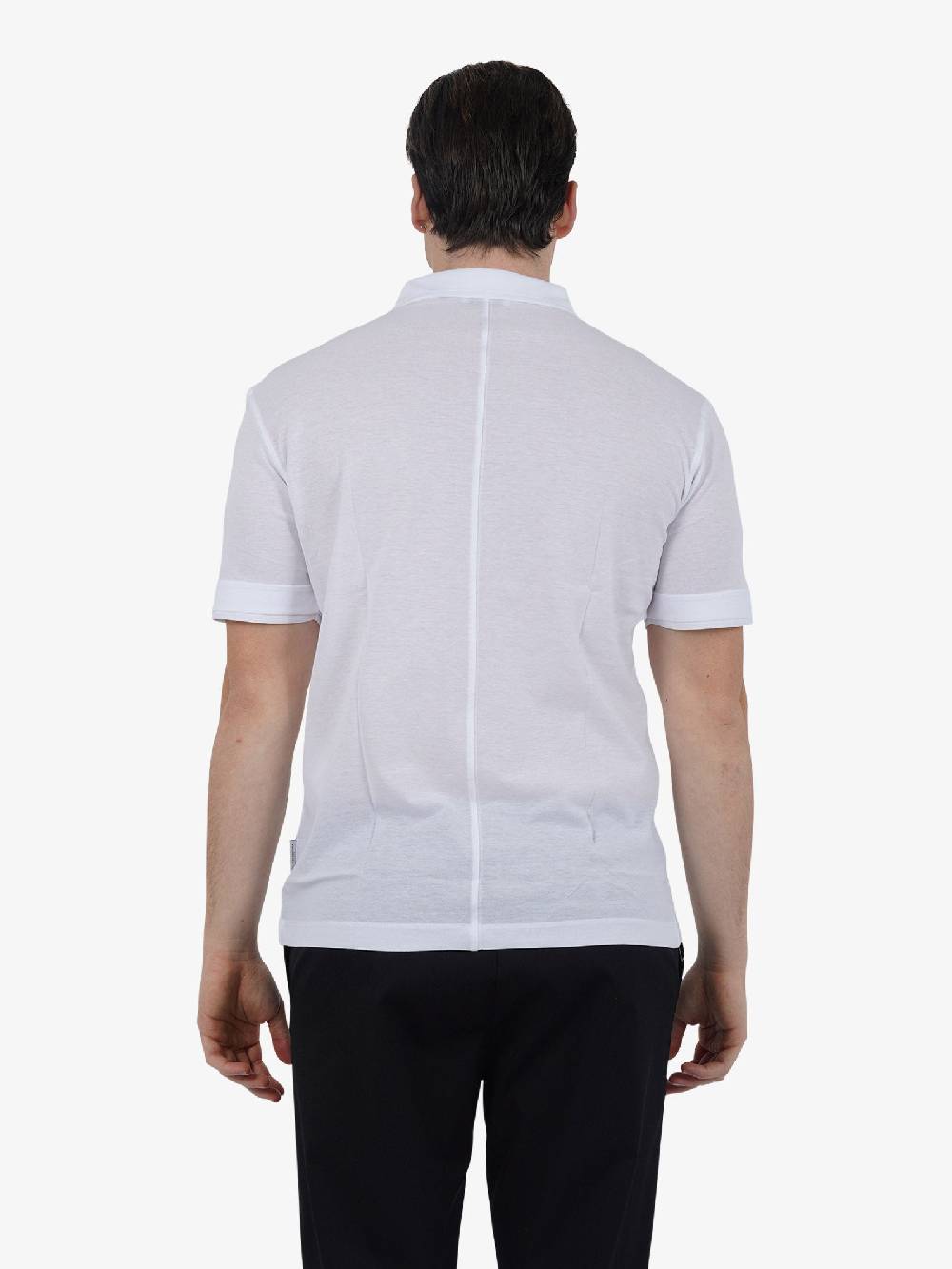 PAOLO PECORA Polo F1414138 Uomo Cotone Bianco